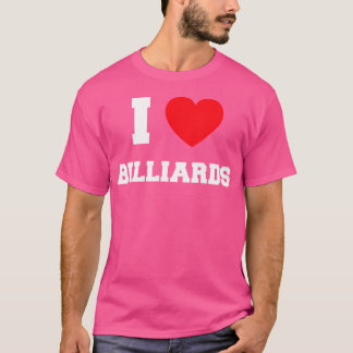 Camiseta Me encantan los billares