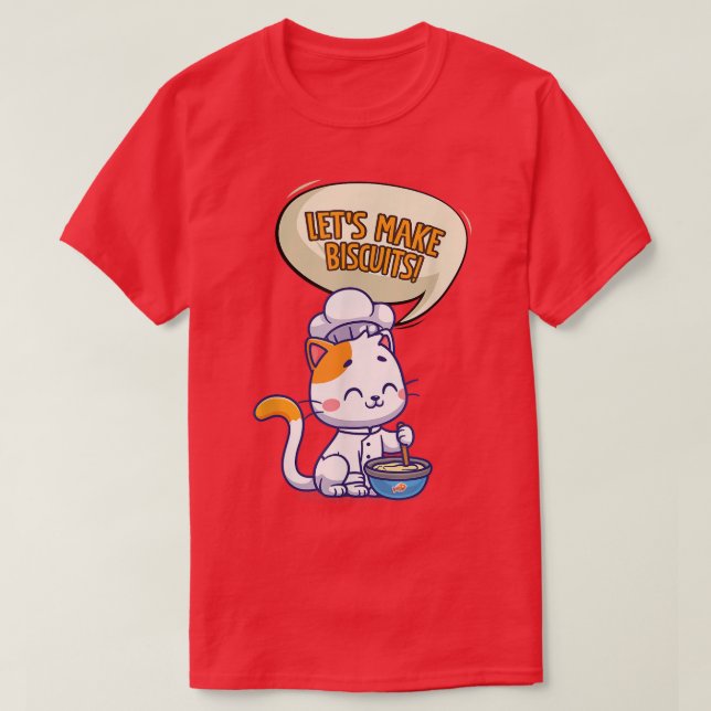 Camiseta Me encantan los Biscuits que cruzan los Biscuits 1 (Diseño del anverso)