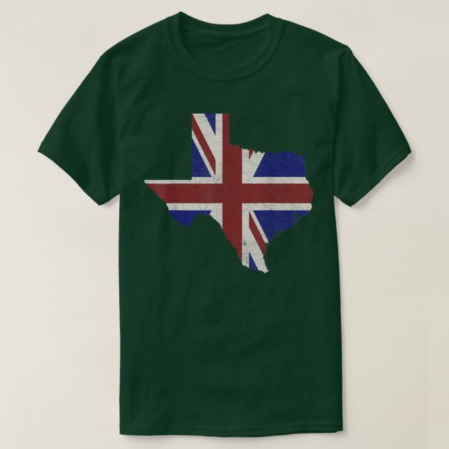 Camiseta Me encantan los británicos y los británicos americ (Diseño del anverso)