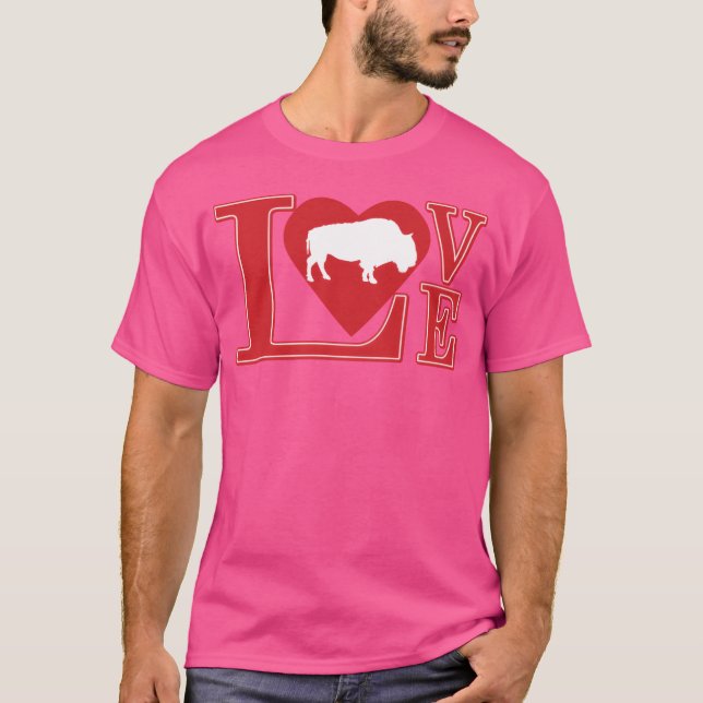 Camiseta Me encantan los búfalos divertidos (Anverso)