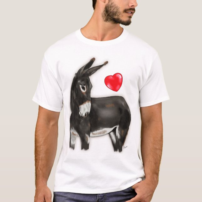 Camiseta Me encantan los burros Demure Donkey (Anverso)