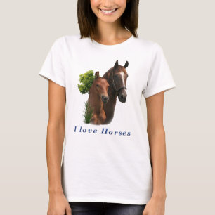 Camiseta Me encantan los caballos
