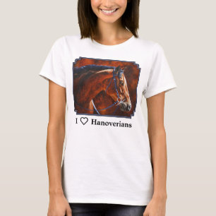 Camiseta Me encantan los caballos Hanoverian