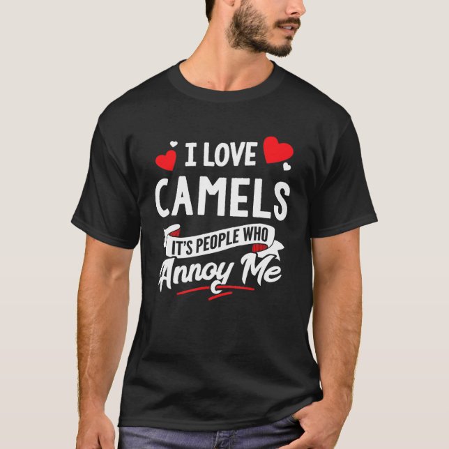 Camiseta Me encantan los camellos (Anverso)