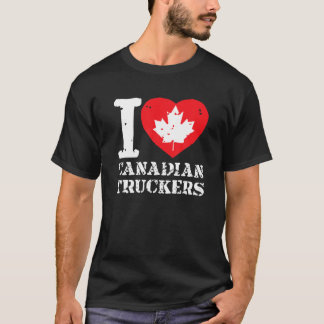 Camiseta Me encantan los camiones canadienses