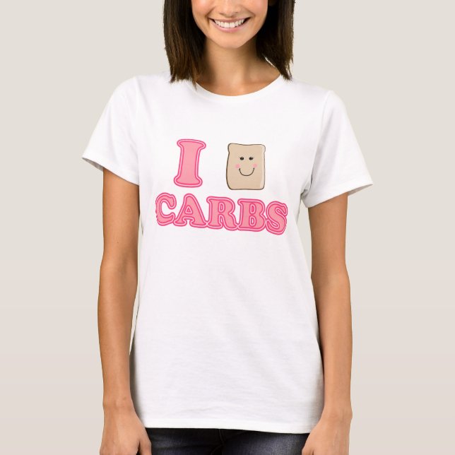 Camiseta Me encantan los Carbs (Anverso)