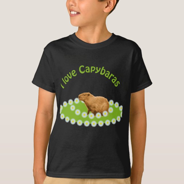 Camiseta Me encantan los carpinchos (Anverso)
