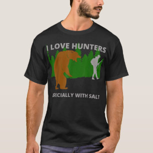Camiseta Me encantan los cazadores graciosos osos osos sarc