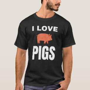 Camiseta Me encantan los cerdos