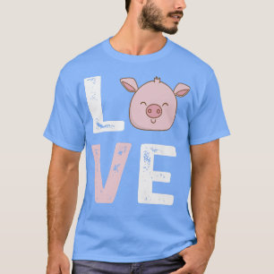 Camiseta Me Encantan Los Cerdos Graciosos Cerdos Lover Farm