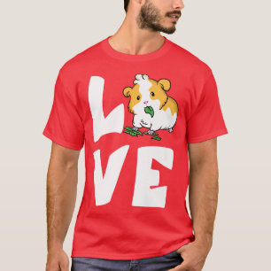 Camiseta Me encantan los cerdos guineanos adorables dueños 