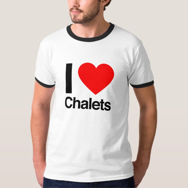 Camiseta me encantan los chalets (Anverso)