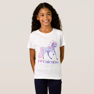 Camiseta Me encantan los Chicas de Unicornios