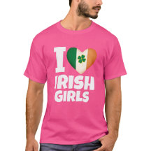 ME ENCANTAN LOS CHICAS IRLANDESES - Tees Diseñados