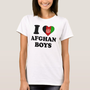 Camiseta Me encantan los chicos afganos