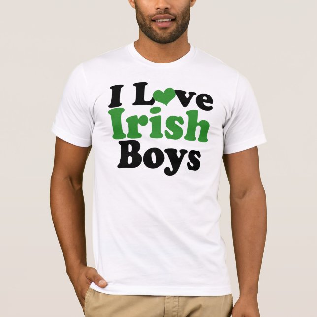 Camiseta Me encantan los chicos irlandeses (Anverso)