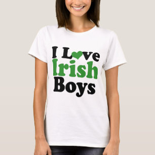 Camiseta Me encantan los chicos irlandeses