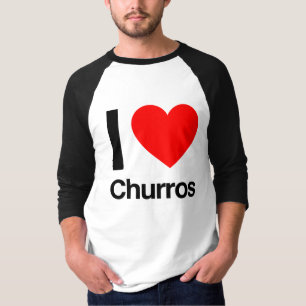 Camiseta me encantan los churros