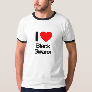 Camiseta me encantan los cisnes negros