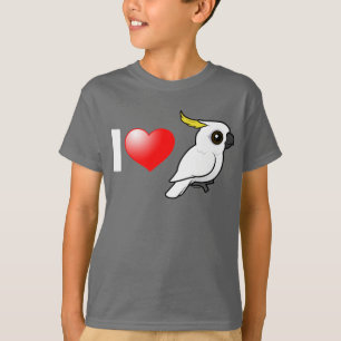 Camiseta Me encantan los Cockatoos con crema de azufre