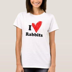 Camiseta Me encantan los conejos