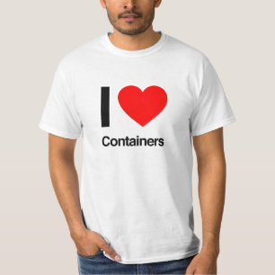 Camiseta me encantan los contenedores