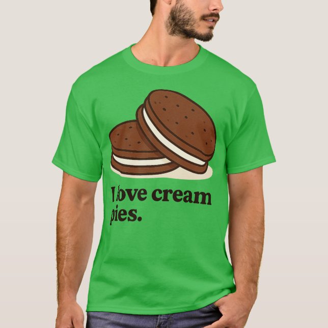 Camiseta Me encantan los Cream Pies (Anverso)