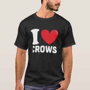 Camiseta Me encantan los cuervos, el mejor regalo de amor d