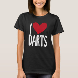 Camiseta Me encantan los dardos que dicen por los Dardos Un
