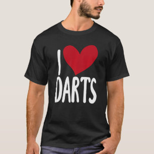Camiseta Me encantan los dardos que dicen por los Dardos Un