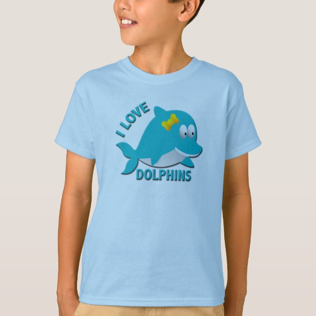 CAMISETA ME ENCANTAN LOS DELFINES (Anverso)