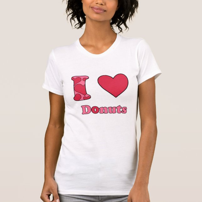 Camiseta Me encantan los donuts (Anverso)