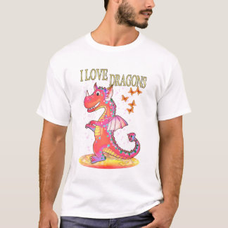 Camiseta Me Encantan Los Dragones.