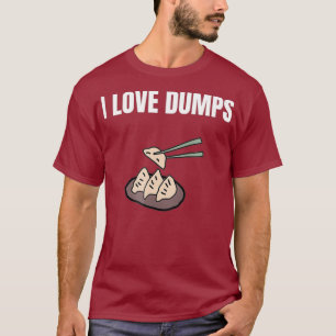 Camiseta Me encantan los Dump. Comida divertida de bollos