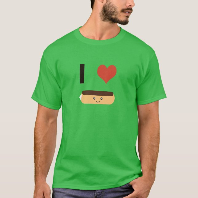 Camiseta Me encantan los éclairs (Anverso)