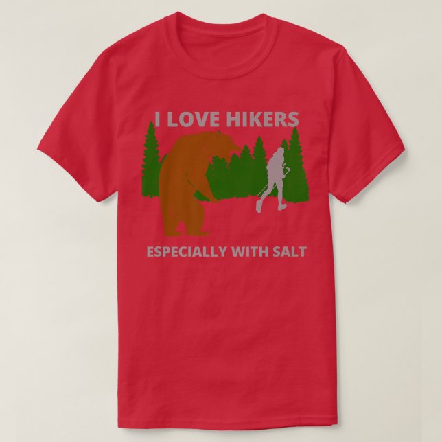 Camiseta Me encantan los excursionistas divertidos y sarcás (Diseño del anverso)