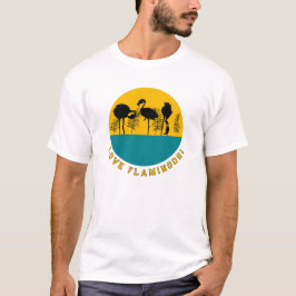 Camiseta ¡Me encantan los flamencos!