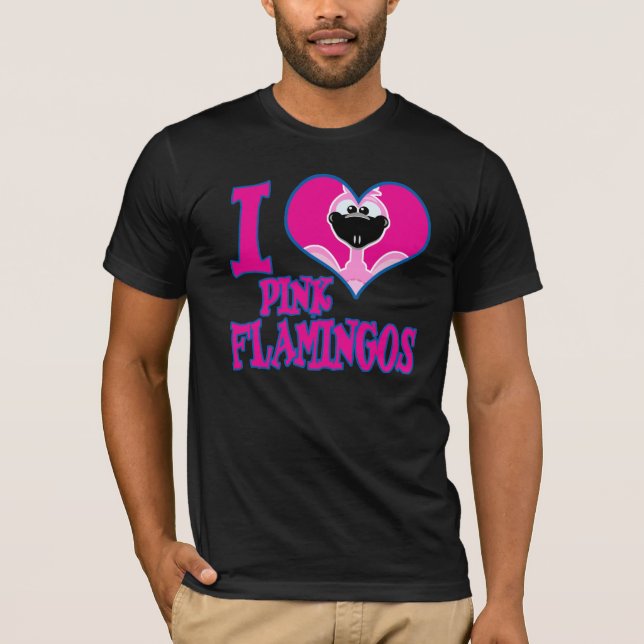 Camiseta Me encantan los flamencos (Anverso)