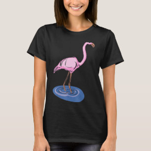 Camiseta Me encantan los flamencos rosados OK Flamingo 1