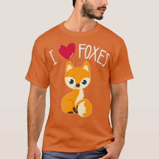 Camiseta ME ENCANTAN LOS FOXES Divertidos Por los niños más