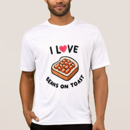 Camiseta Me encantan los frijoles con tostada
