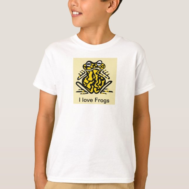 Camiseta Me encantan los FROGS - Poisonous Corroboree frog  (Anverso)