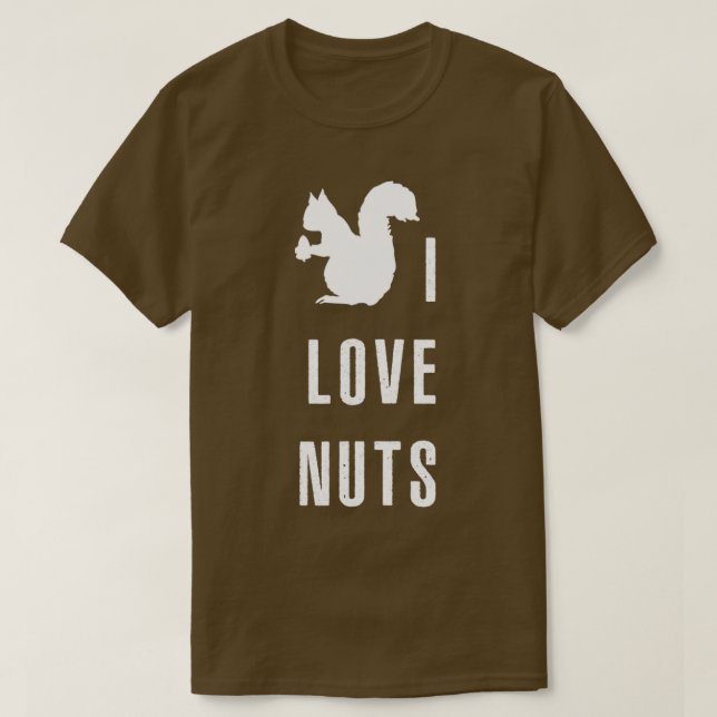 Camiseta Me encantan los frutos secos (Diseño del anverso)