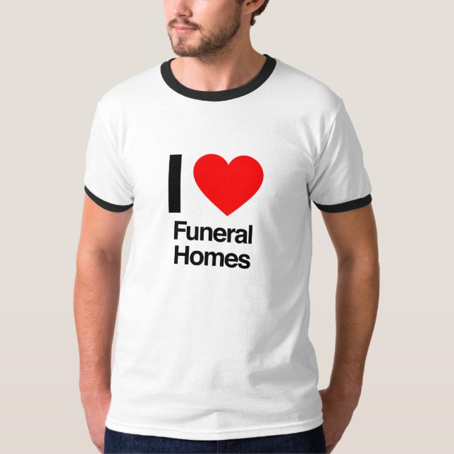 Camiseta me encantan los funerales (Anverso)