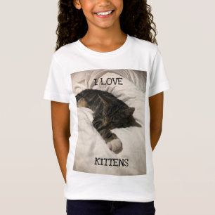 Camiseta Me encantan los gatitos