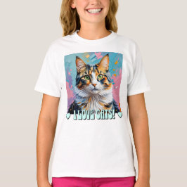 Camiseta ¡Me Encantan Los Gatos!