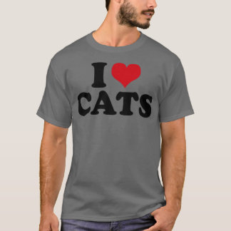 Camiseta Me encantan los gatos