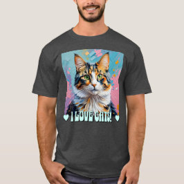 Camiseta ¡Me Encantan Los Gatos!