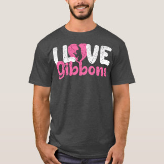 Camiseta Me encantan los gibbons
