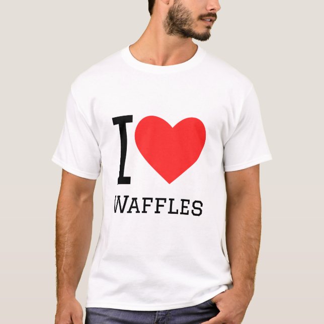 Camiseta Me encantan los gofres (Anverso)